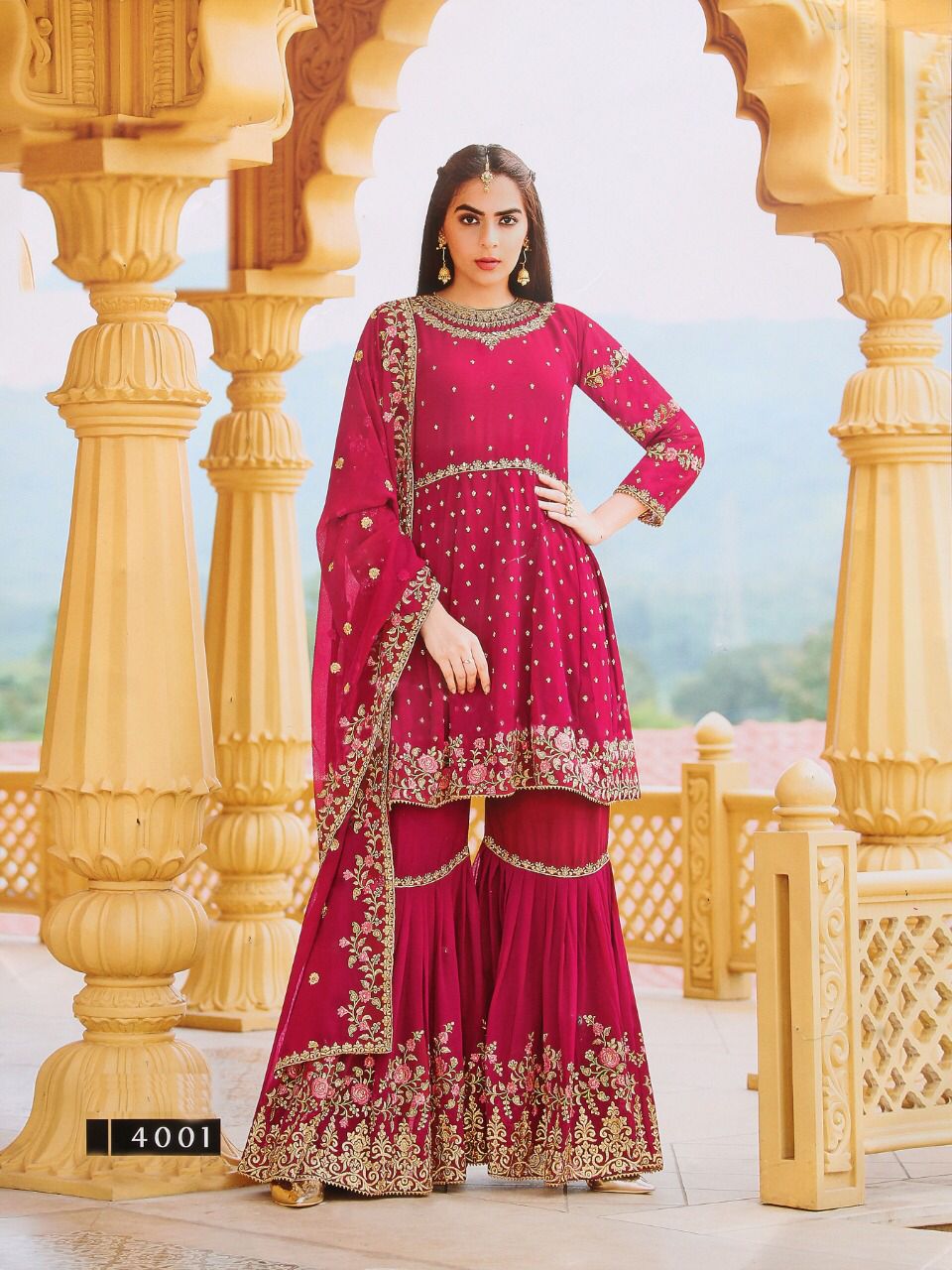 R Zaraa New Wedding Wear Heavy Georgette With Embroidery Salwar Kameez Collection